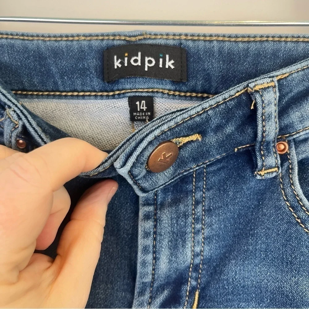 Kidpik Blue Denim Slim-Fit Jeans